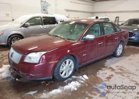 2008 Mercury Sable Premier из США, поврежденный, VIN 1MEHM42W88G612256